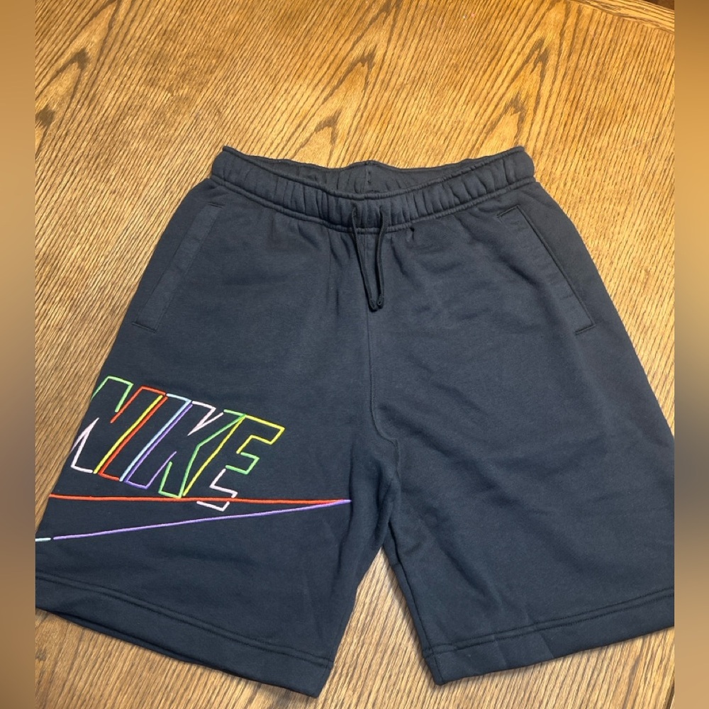 Nike rainbow embroidery shorts. Men’s size small